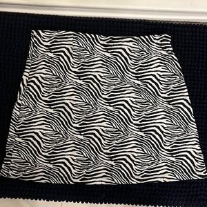 Express zebra skirt